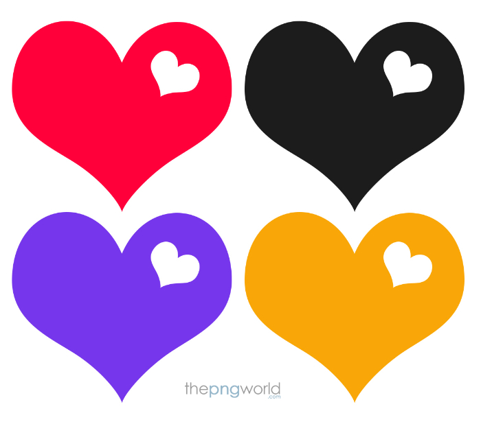 Cute Double Heart Transparent PNG heart,shape,love,relationship,gift,loved one,i love you,icon,symbol,transparent,png,vector,hd,cool,red,cute,double,multiple